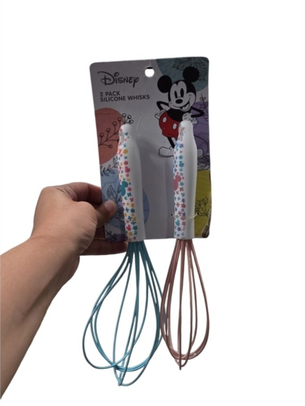 Disney Mickey Mouse Silicone Whisks 2pk
